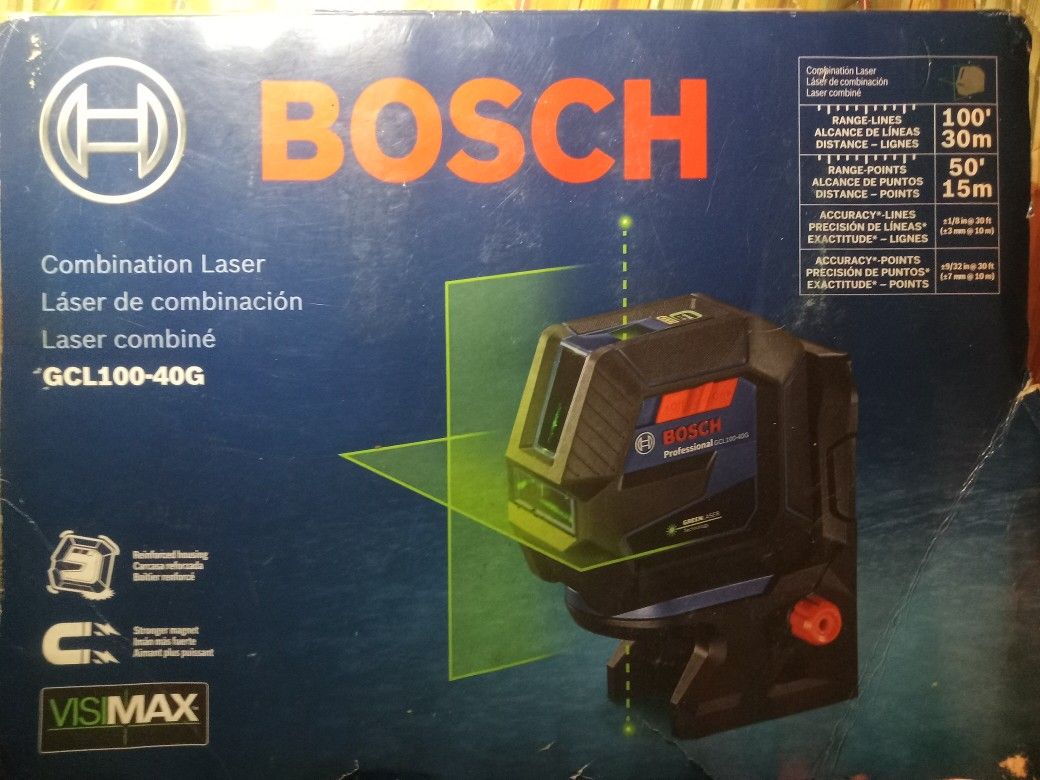 New BOSCH Combination Laser