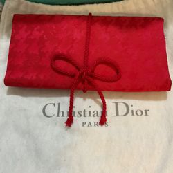 Cosmetic Travel Bag red Christian dior 