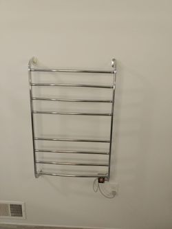 Heated towel rack