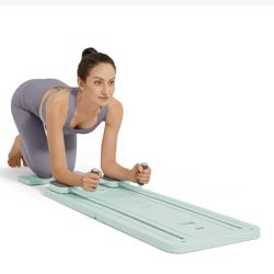 Umay TB10 5-in-1 Portable Pilates Board Reformer Green
