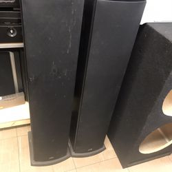 Set Of Polk T50 Tower Speakers (used condition)