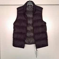 NEW/NWT UNIQLO Black Ultra Light Down Vest Size Large L