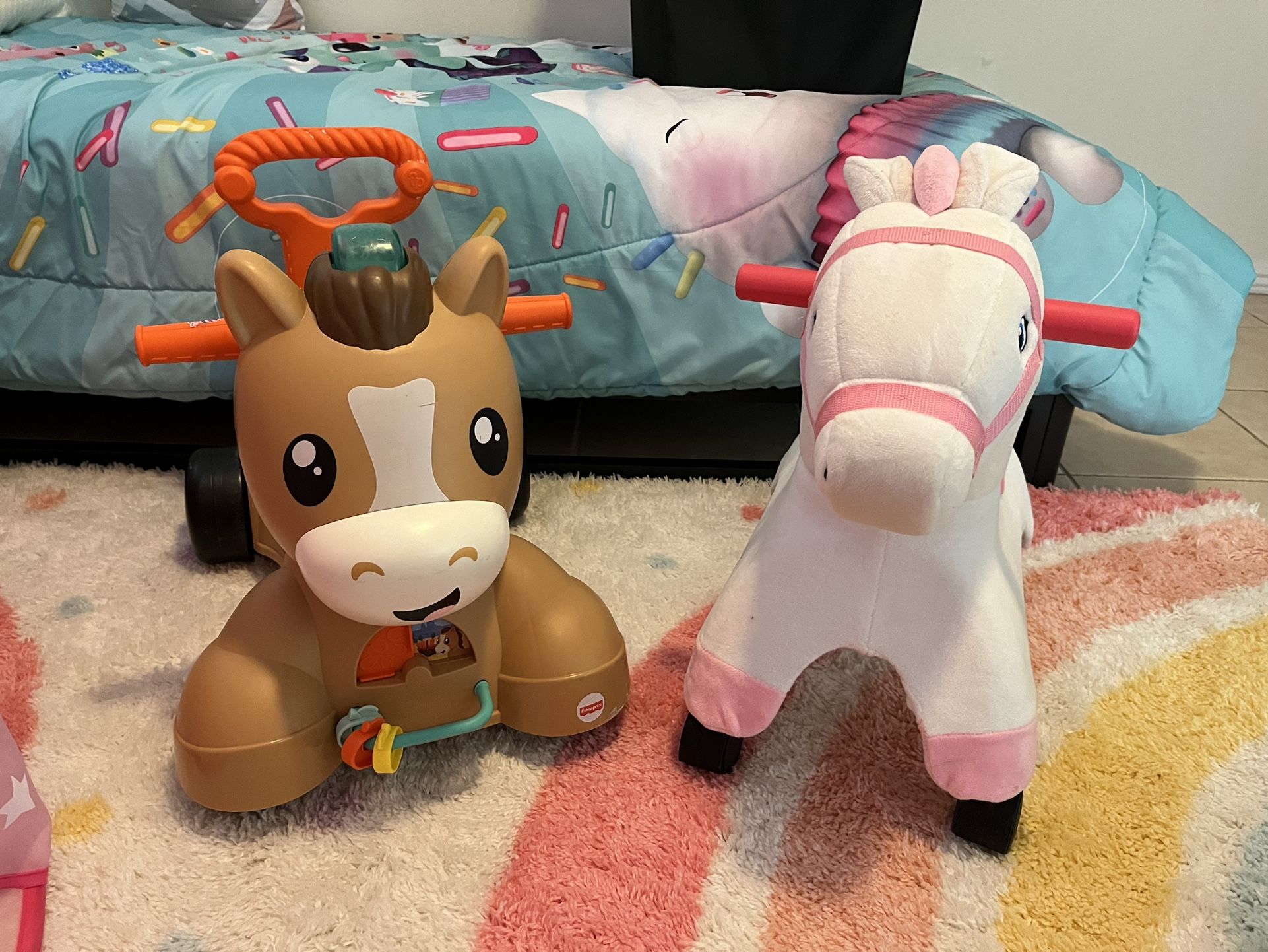 Fisher Price Horse And Radio Flyer Horse