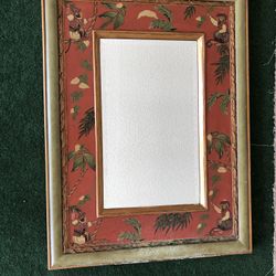 French Style Singerie Monkey Carnival Frame Mirror