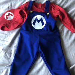 Mario Outfit 12-18 Months 