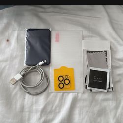 iPhone 12 Pro Screen Protector, Wallet For Case, Charger 