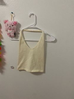 Urban Outfitters Off White Halter Top
