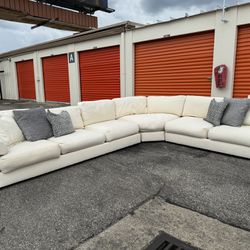 Directional Brand Cream Colored Sectional… Delivery Available