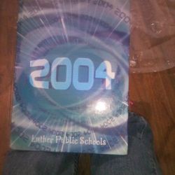 2004 Luther Public Schools Yearbook Hardback Book 