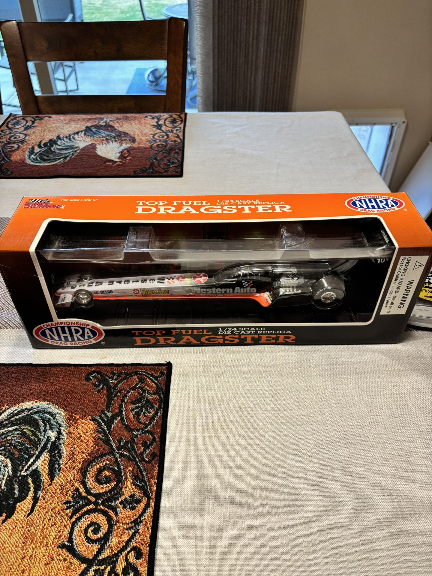 1/24 scale die-cast replica of a 1996 Western Auto Top Fuel Dragster