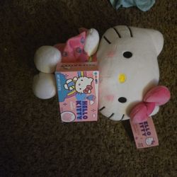 Hello kitty plush with candy
