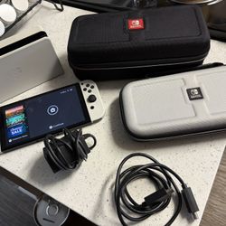 Nintendo Switch OLED W/ Two Travel Cases