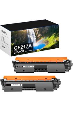New 2-Pack HP LaserJet Pro Black Ink Toner CF217A