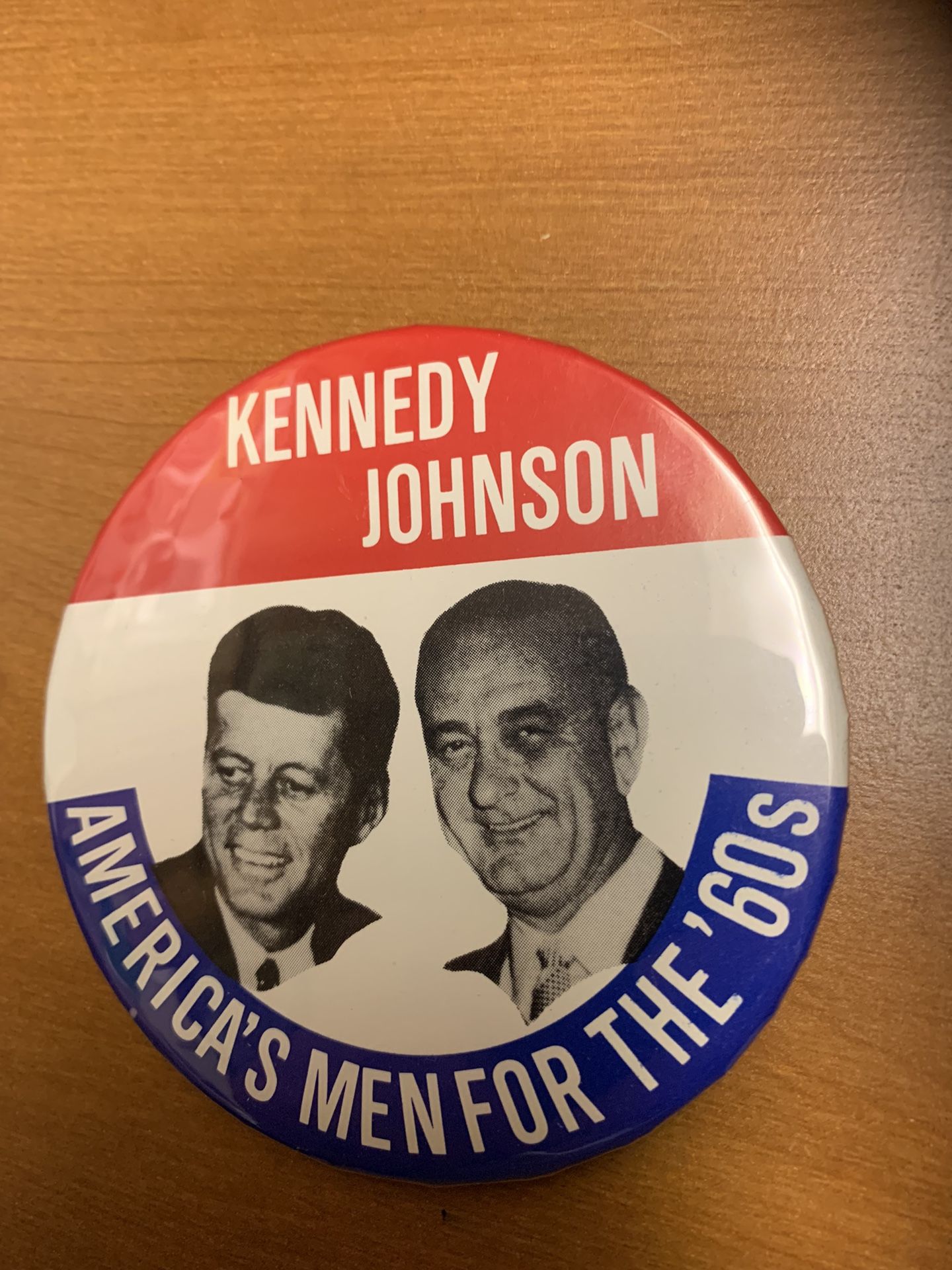 Kennedy Johnson Campaign Button