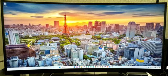 Dell 34 Inch Ultrawide , WQHD, Curved USB-C Monitor (P3421W), 3440 x 1440