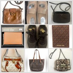 Michael Kors Preowned Bags, Wallets And Shoes Lot Of 9