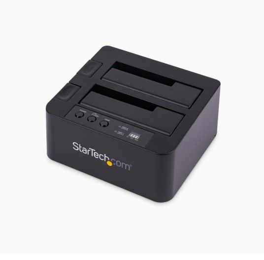 StarTech Standalone Hard Drive Duplicator, External HDD/SSD Cloner, USB 3.1 (10Gbps) to SATA III HDD/SSD Docki