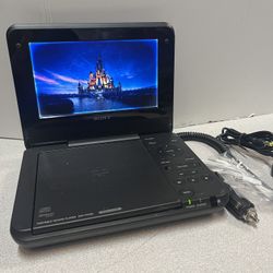 SONY DVP-750 portable 7” DVD player-Black  