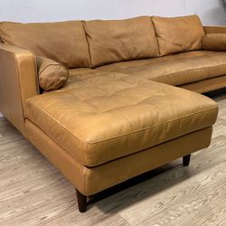 Article Sven Leather Sectional Sofa *Delivery Options*