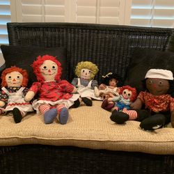Vintage Raggedy Ann Dolls 
