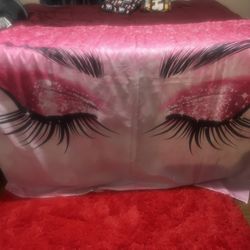 Hello Gorgeous Pink Shower Curtain 