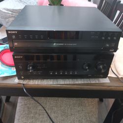 Sony 5 CD Changer And Receiver 
