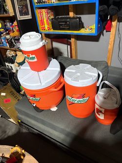 Gatorade jugs