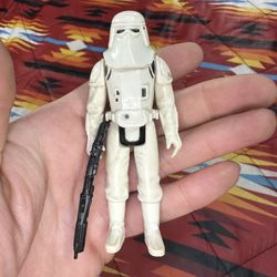 Star Wars Vintage 1980 4” Imperial Snowtrooper UNIVISOR Original Kenner NO SKIRT