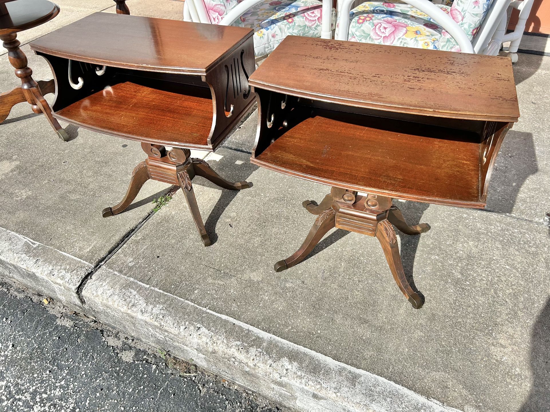 Pair Of End Tables 