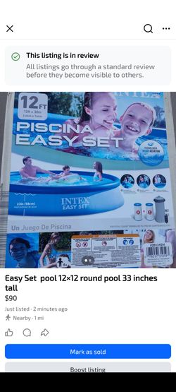 12 × 12 × 30  family pool