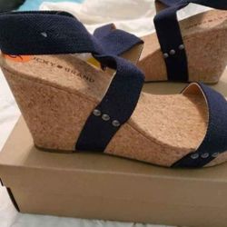 Lucky Brand Cork Heels 