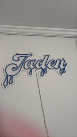 Custom "Jaden" LED Neon Sign
