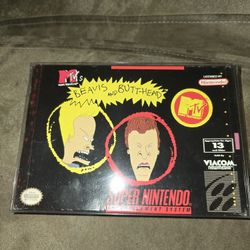 Beavis And Butthead Super Nintendo Cib 