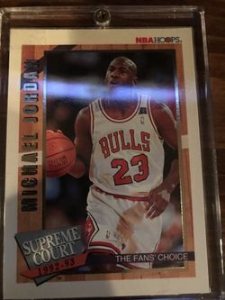 Micheal Jordan 92/93 sports card $150