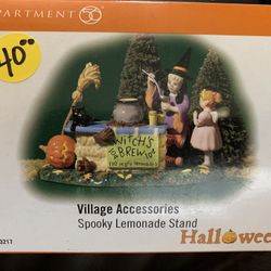 Vintage 2005 Dept 56 Halloween Spooky Lemonade Stand