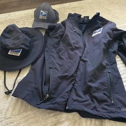 Used Post Office Jacket And Hats 