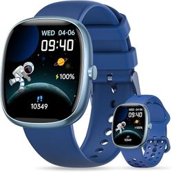Smart Watch for Kids: No APP No Phone Needed Watch with Heart Rate Sleep Monitor Pedometer, Music Player, Alarm Clock & Timer, 20 Games, Camera