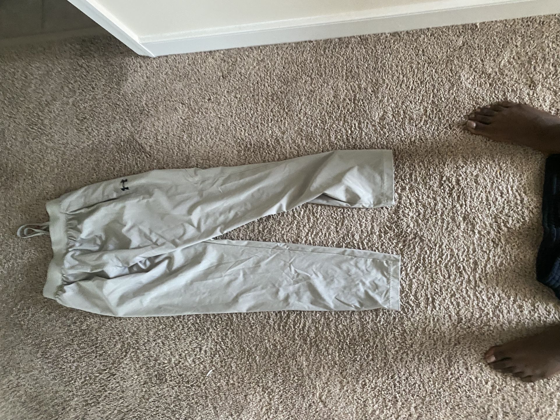 Tan Under Armour Sweatpants