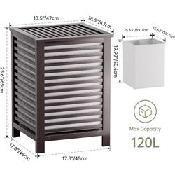 Double Laundry Hamper 