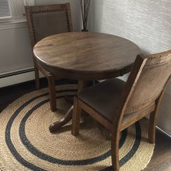 Wood Table & Chairs 