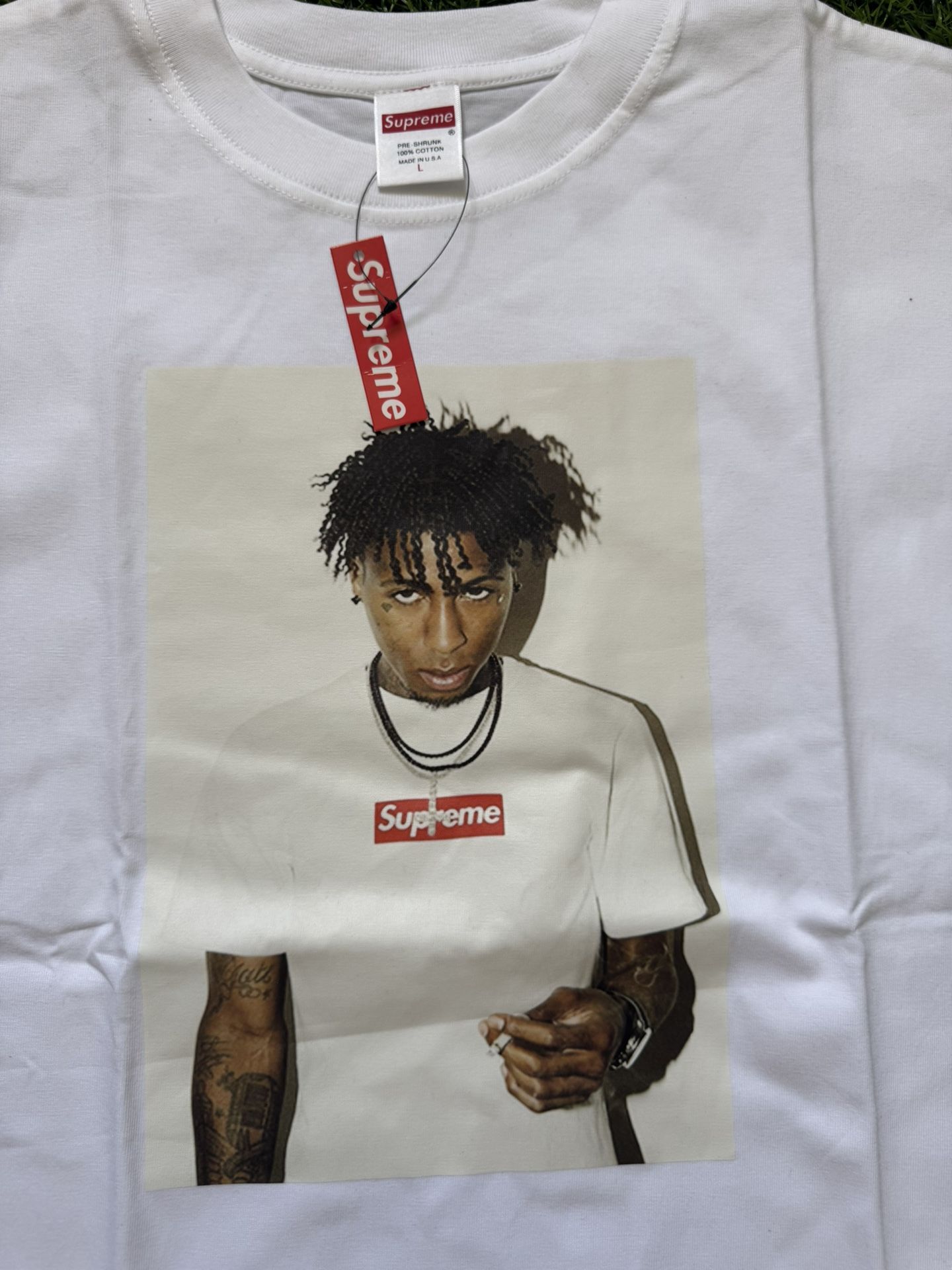 White Supreme NBA YoungBoy Tee