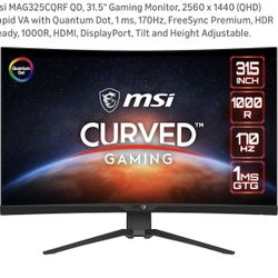 Msi Gaming Monitor 
