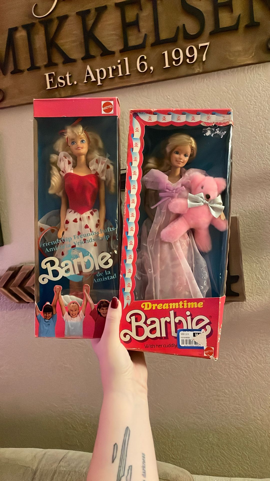 Vintage Collectors Unopened 1984 And 1991 Barbies