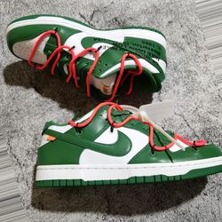 Nike Dunk Low Off White Pine Green 45