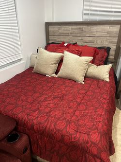 Bed frame and mattress