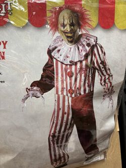 New, Men’s Scary Clown Costume size Medium