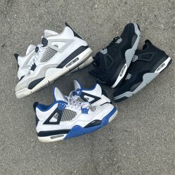 Jordan 4s military black canvas motorsport