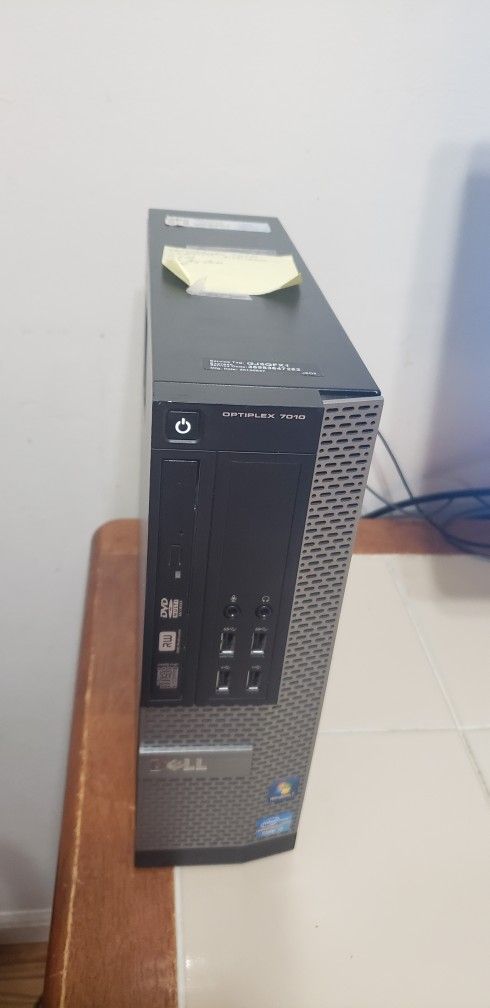 Dell Optiplex 7010 SFF Intel I7 3.40 GHZ  2TB  16 GIG RAM  DVD