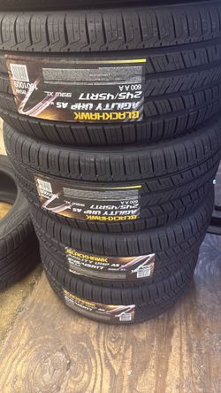 Blackhawk Agility UHP AS 245/45R17 Tires – Set of 4