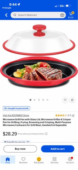 Microwave Grill Pan with Lid